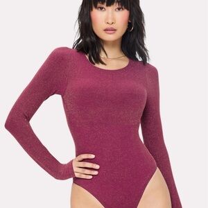 Fabletics- YITTY Nearly Naked Shimmer Shapewear Bodysuit